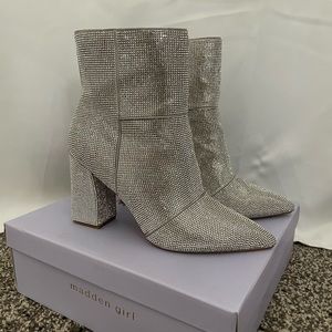 Madden Girl rhinestone boots